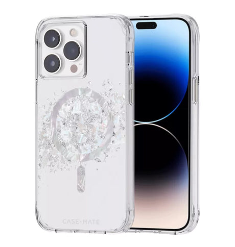 iPhone 14 Pro Max Case – Multi | Case-Mate Karat Pearl Cover with Sparkling Finish & Slim Design image 1