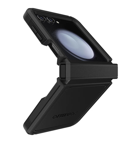Samsung Z Flip 5 Case – Black | OtterBox Defender XT Cover with Rugged Protection & Drop Resistance image 3