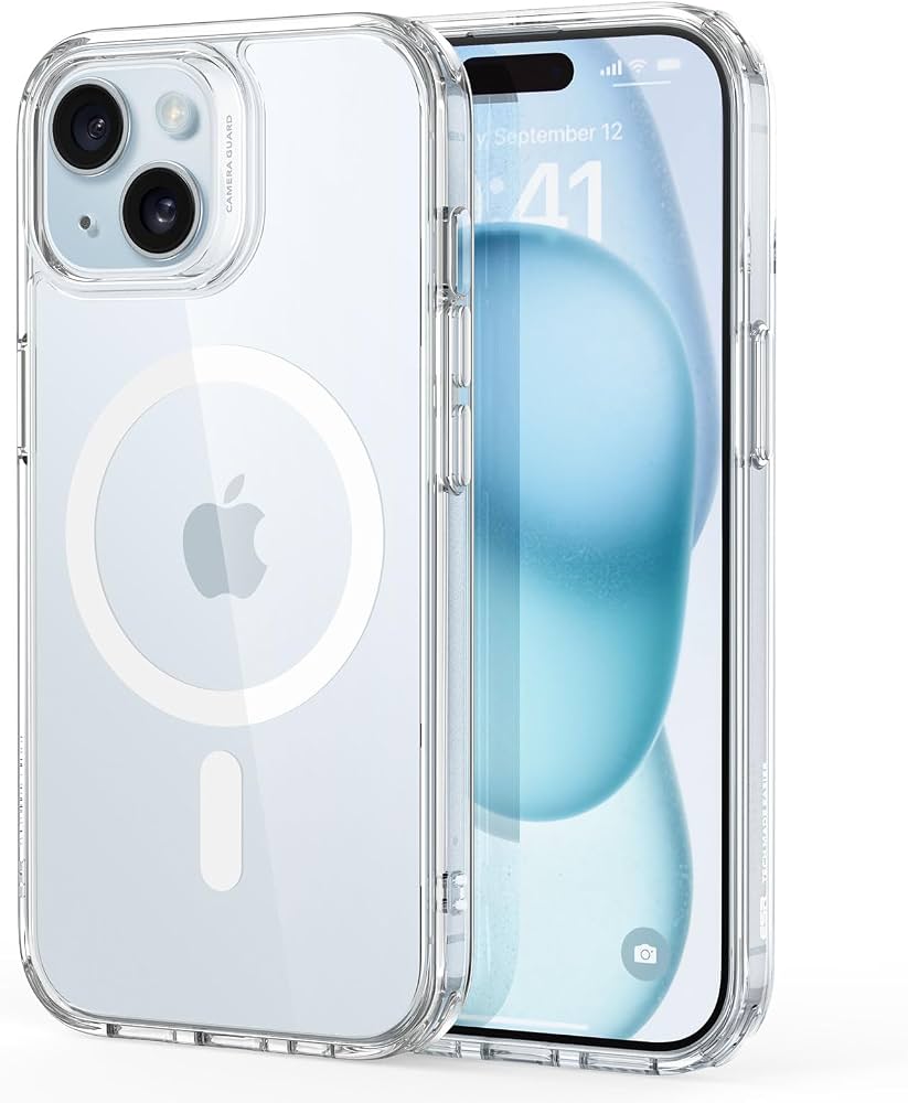 iPhone 15 Plus 2MM Hard W/Magsafe Back Cover - Clear Case