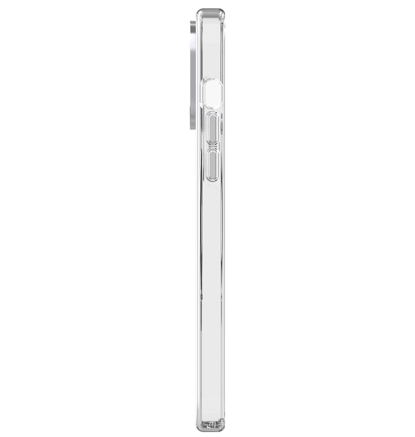 iPhone 15 Pro Stellar Stand Case - Silver | Built In Adjustable Kickstand, Shockproof Back Cover image 1