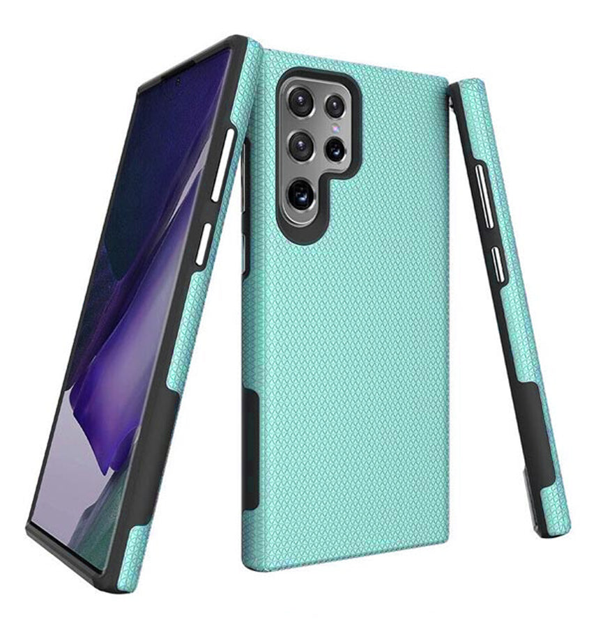 Samsung Galaxy S23 Ultra Triangle Geometric Case - Aqua Blue | Slim Protective Design image 2