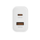 MVR 33W USB-A Plus Type-C  Wall Adapter – White | Fast Charge Support, Compact Design & Universal Compatibility