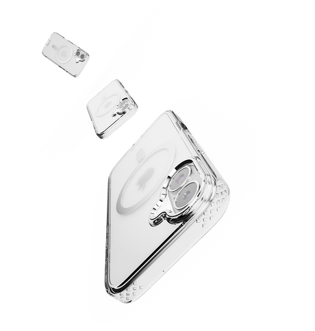 iPhone 16 MVR Impact IMD Case - Silver | MagSafe Compatible, Scratch Resistant Back Cover image 2