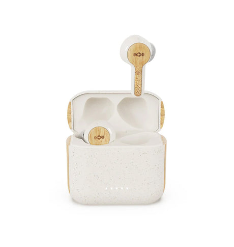 House of Marley Rebel True Wireless Earbuds with Microphone, Bluetooth Connectivity - Cream image 0