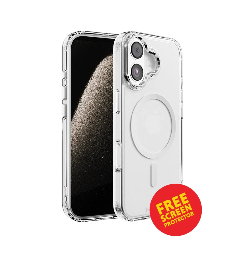 iPhone 17 Impact IMD Case – Silver | MVR Glossy Finish, Lightweight Protection, Anti-Fingerprint image 0