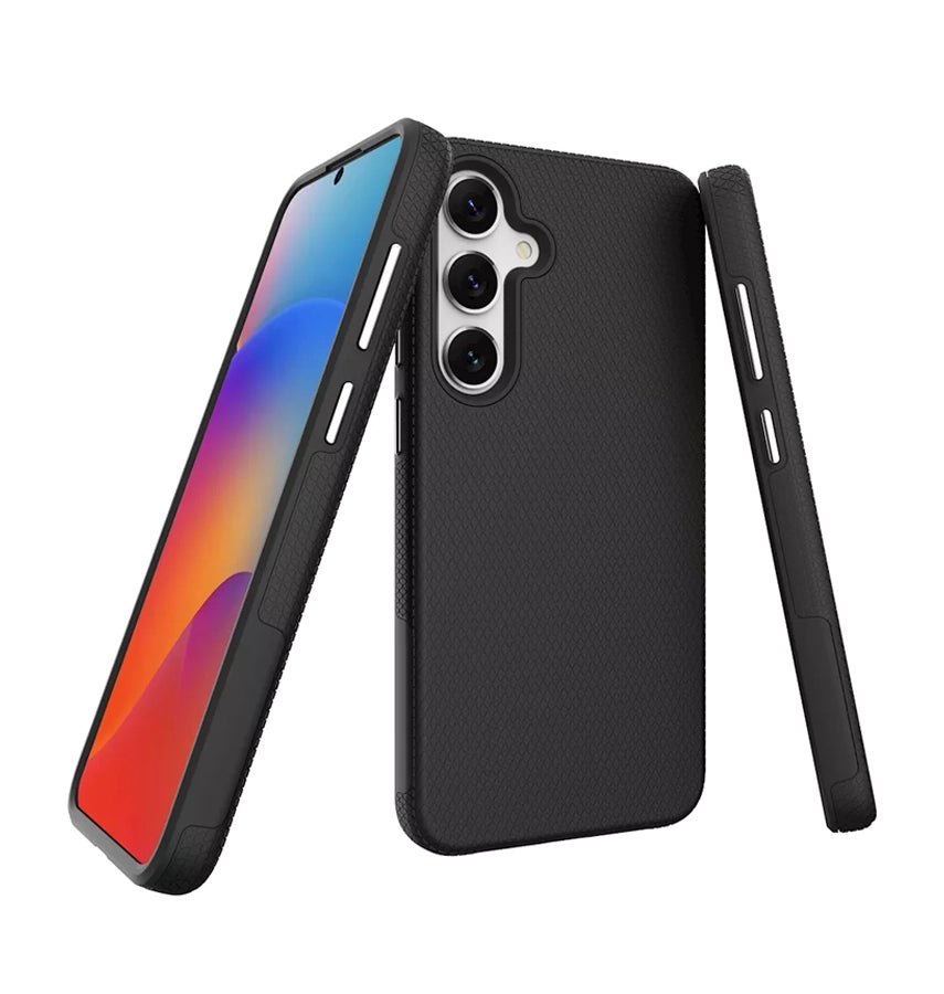 Samsung S25 FE Triangle Case - Black | Slim Protective Cover with Geometric Design & Shock Resistance image 2