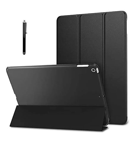 Apple iPad 9.7 Case - Black | Canvas Smart Case with Apple Pencil Slot, Shockproof & Scratch - Resistant Protective Cover image 0