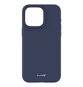 iPhone 15 Pro Max MVR Liquid Silicone Case - Navy | Soft Touch Protective Cover image 0
