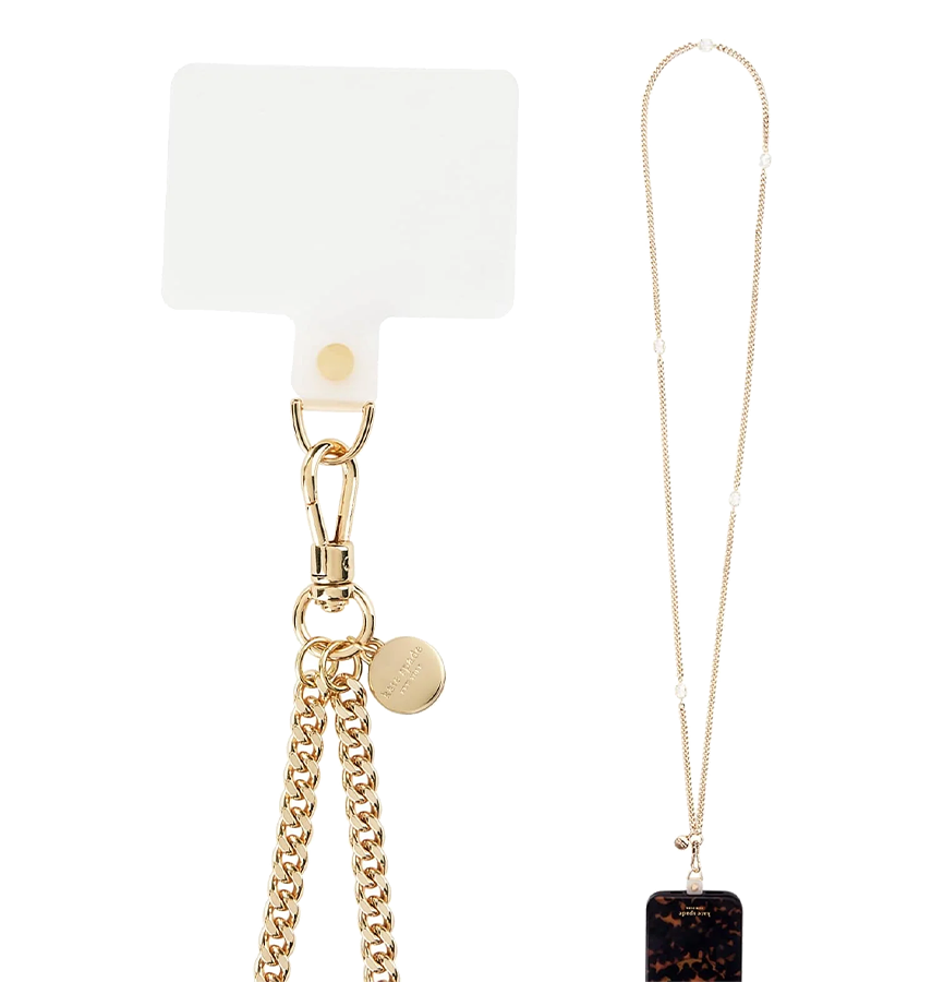 Kate Spade Crossbody Phone Bag - Stone Pattern | Hands – Free Wearable Pouch with Adjustable Strap image 0