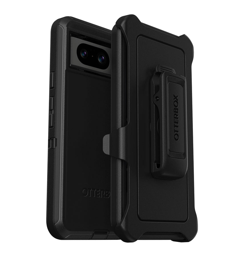 Google Pixel 8 Case – Black | OtterBox Defender Series Rugged, Durable & Protective Cover image 0