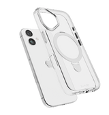 iPhone 16 Plus Stellar Stand Case - Silver | Built In Adjustable Kickstand, Shockproof Back Cover image 2