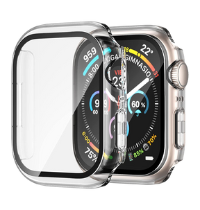 Apple Watch 41mm Protective Case – Clear | 360° Matte Glass Series, Flip Cover Design image 0