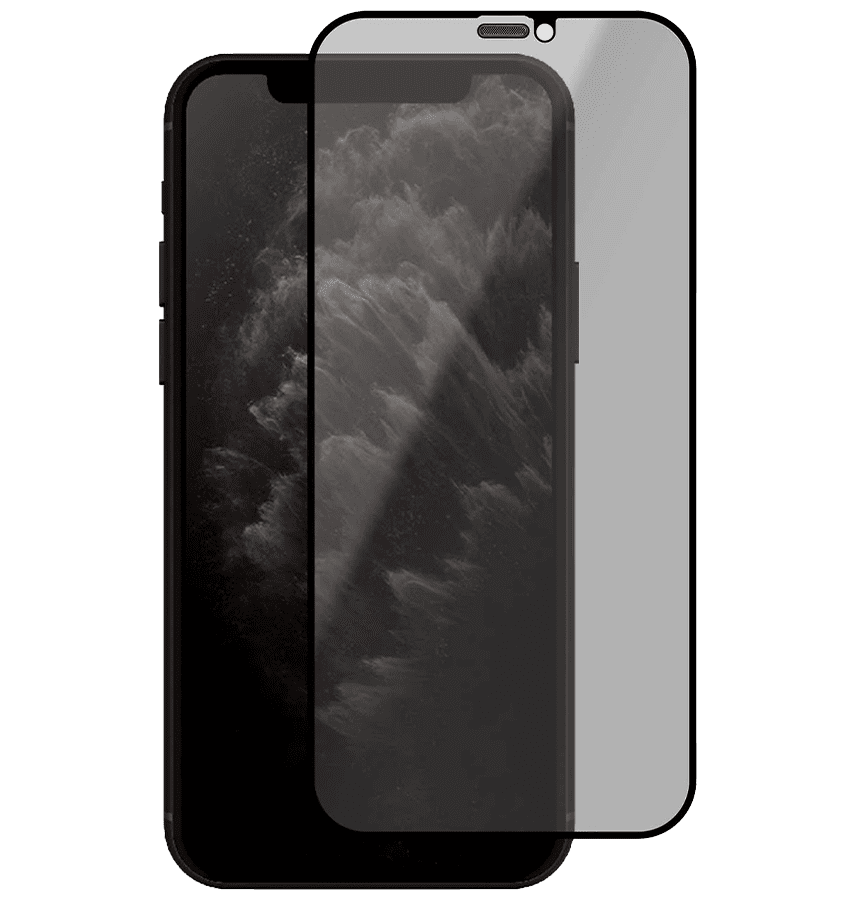 iPhone 12/12 Pro Generic Privacy Tempered Glass - Black | Scratch-Resistant, Perfect Fit Design image 0