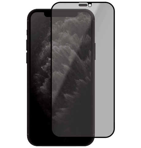 iPhone 12/12 Pro Generic Privacy Tempered Glass - Black | Scratch-Resistant, Perfect Fit Design image 0