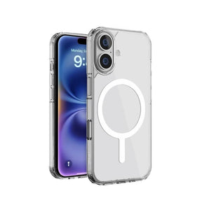 iPhone 16 Plus Magsafe Case - Clear | Shockproof Protection, 1.5mm Hard Back Cover image 0