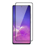 Samsung Galaxy S10 Plus Transparent Tempered Glass - Clear/Black | Edge – to – Edge Full Coverage Curved Screen Protector image 0