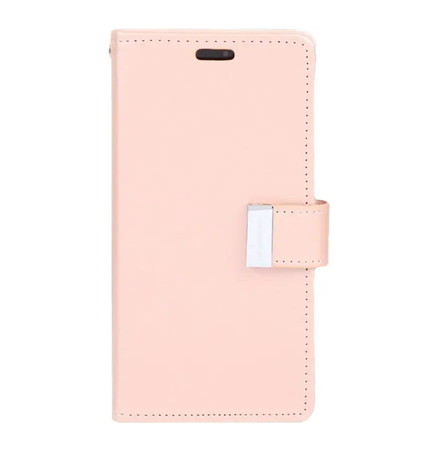 iPhone 13 Pro Max Wallet Case – Rose Gold | Goospery Premium Mercury Rich Diary Luxury Flip Cover image 0