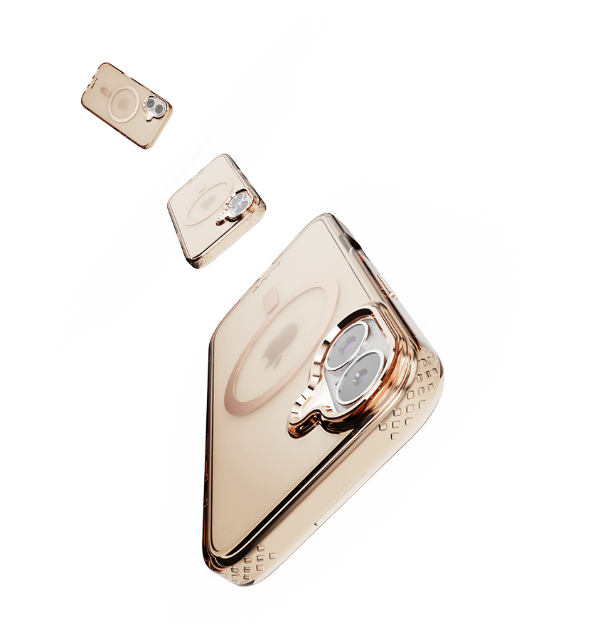iPhone 16 MVR Impact IMD Case - Rose Gold | MagSafe Compatible, Scratch Resistant Back Cover image 2