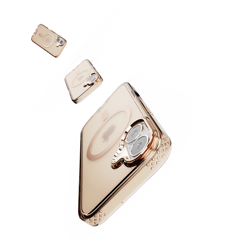 iPhone 16 MVR Impact IMD Case - Rose Gold | MagSafe Compatible, Scratch Resistant Back Cover image 2