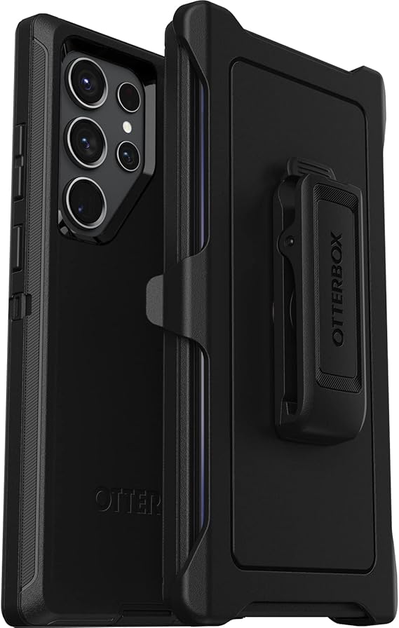 Samsung Galaxy S23 Ultra OtterBox Defender Back Cover Case - Black image 2