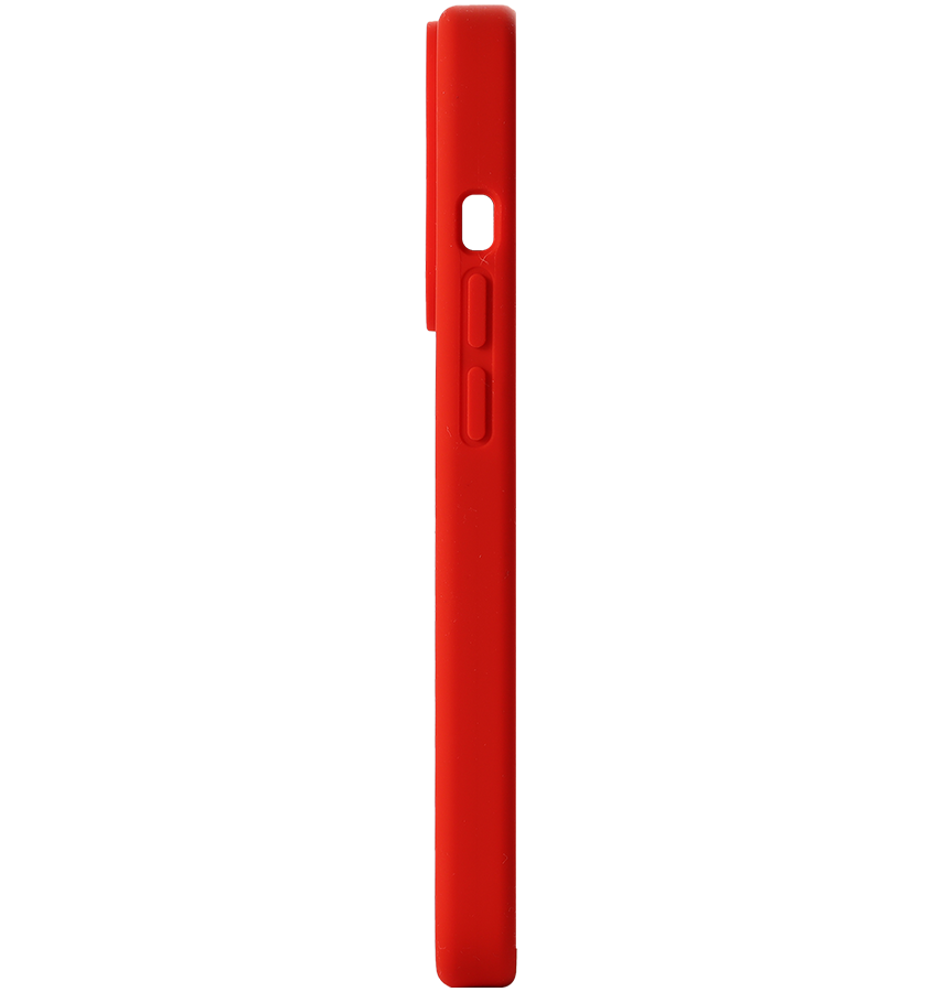 iPhone 15 Pro Max MVR Liquid Silicone Case - Red | Soft Touch Protective Cover image 2
