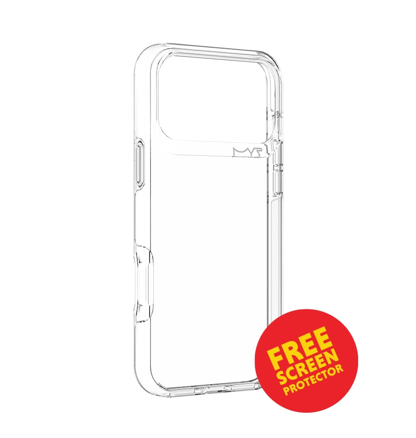 iPhone 17 Pro Nova Case – Crystal | MVR Sleek Transparent Cover, Shock Resistant, Ultra-Slim Fit image 0