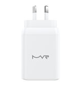 MVR 65W 3 Ports Wall Adapter (GAN-65) - White | SUPPORTS PD 3.0 & QC 3.0 image 0