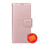Samsung S26 Leather Case – Rose Gold | Hanman Magnetic Detachable Wallet Protective Cover with Slim & Durable Design image 0