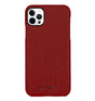 iPhone 11 MVR Saffiano Leather Case - Red | Slim Protective Phone Cover image 0