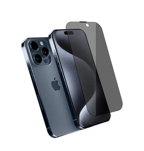 iPhone 15 Pro Max Generic Privacy Tempered Glass - Black | Scratch-Resistant, Perfect Fit Design image 0