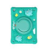 iPad 10.2 Survivor Generic Case with Shoulder Strap – Bubble Dino | Protective Cover with Slim, Durable & Stylish Design image 0