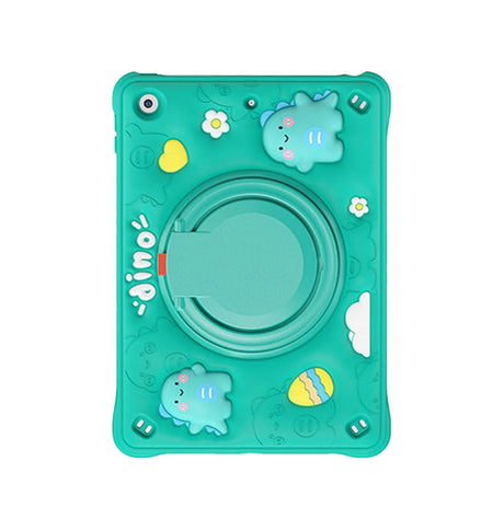 iPad 10.2 Survivor Generic Case with Shoulder Strap – Bubble Dino | Protective Cover with Slim, Durable & Stylish Design image 0