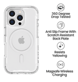 iPhone 16 Pro Max Case - Clear | MVR Robust 360° Full Protection, Scratch Resistant Back Cover image 4