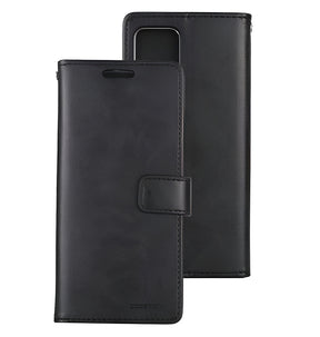 iPhone 14 Pro Wallet Case – Black | Goospery Mercury Bluemoon 360° Protection with Front Pocket for Quick Access image 0