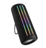 MVR Max HD Party Speaker - Black | 16W Loud Stereo Sound, RGB Lights, 24H Battery & Bluetooth 5.3 image 1