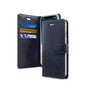 iPhone 16 Wallet Case – Navy Blue | Goospery Mercury Bluemoon Luxury Glitter Flip Cover with Magnetic Closure & Card Slots image 0