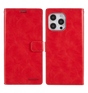 iPhone 14 Pro Max Wallet Case – Red | Goospery Mercury Bluemoon Premium Dairy Flip Cover image 0