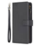 iPhone 12/12 Pro Zipper Wallet Case - Black | Genuine Leather with Secure Zipper Closure & Multiple Card Slots image 0