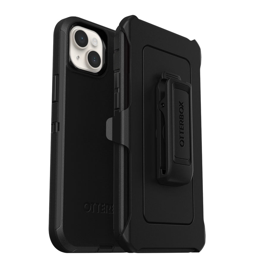 iPhone 14 Plus Case – Black | OtterBox Defender Series Rugged, Durable & Multi-Layer Protective Cover image 0