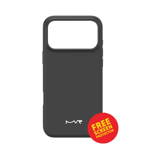 iPhone 17 Pro Max Case – Black | MVR  Liquid Silicone Soft-Touch Finish, Anti-Slip Grip, Premium Protection image 0