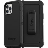 iPhone 12/12 Pro Case – Black | Otterbox Defender Series, Rugged Shockproof Back Cover image 2