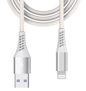 Beetle 3m USB-A to Lightning Charging Cable (M-4)- White | Long Cable Fast Sync & Charge image 0