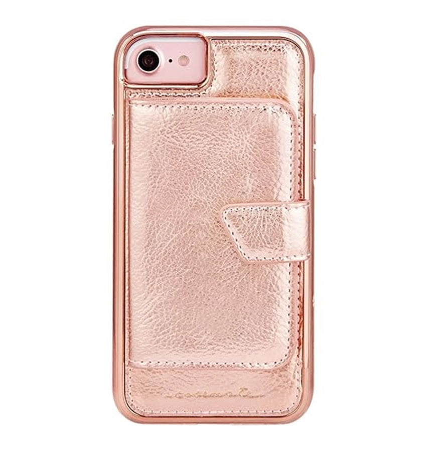 iPhone 6/6S/7/8 Case – Rose Gold | Case-Mate Compact Mirror Cover with Stylish Finish & Built-In Mirror image 0