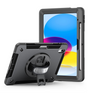 Apple iPad 10.9 (10th Gen) Case - Black | Survivor Generic Rugged Case with Hand Strap, Shockproof & Scratch - Resistant Protective Cover image 0