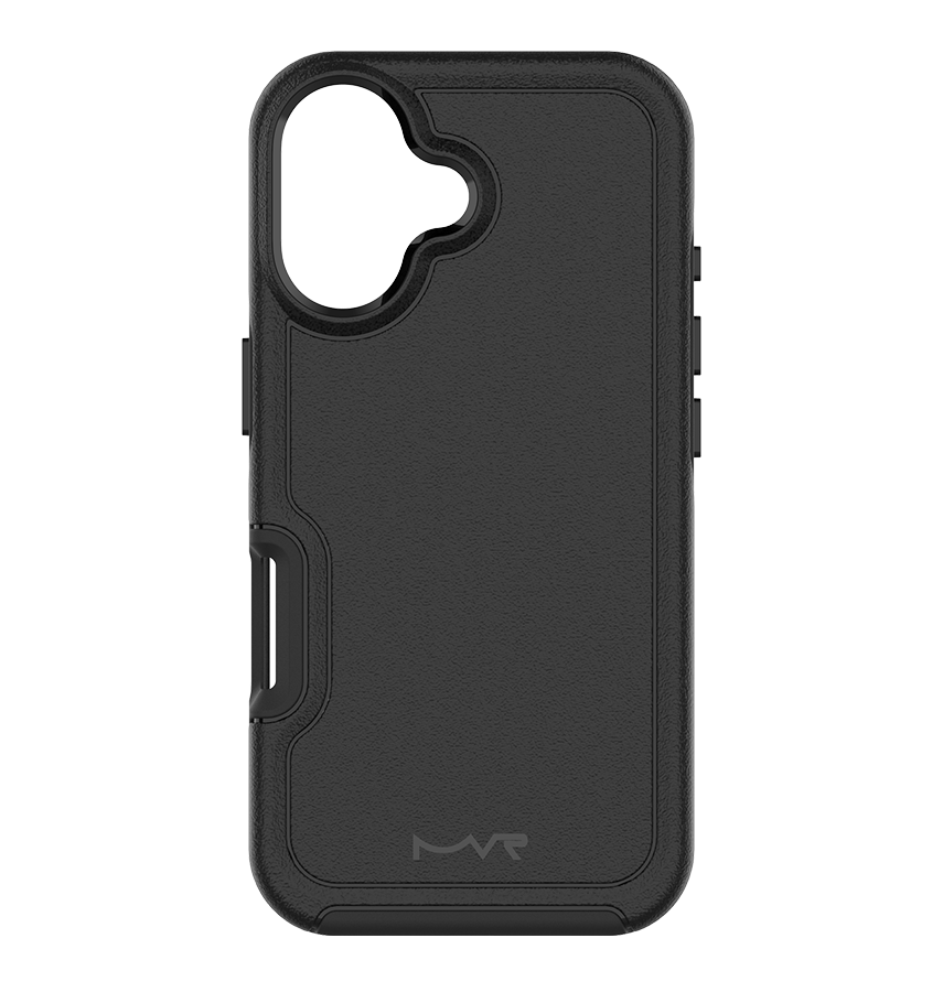 iPhone 16 Plus MVR Armour Matte Case - Black | Soft Touch, Shockproof Protective Cover image 0
