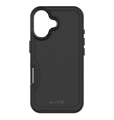 iPhone 16 Plus MVR Armour Matte Case - Black | Soft Touch, Shockproof Protective Cover image 0