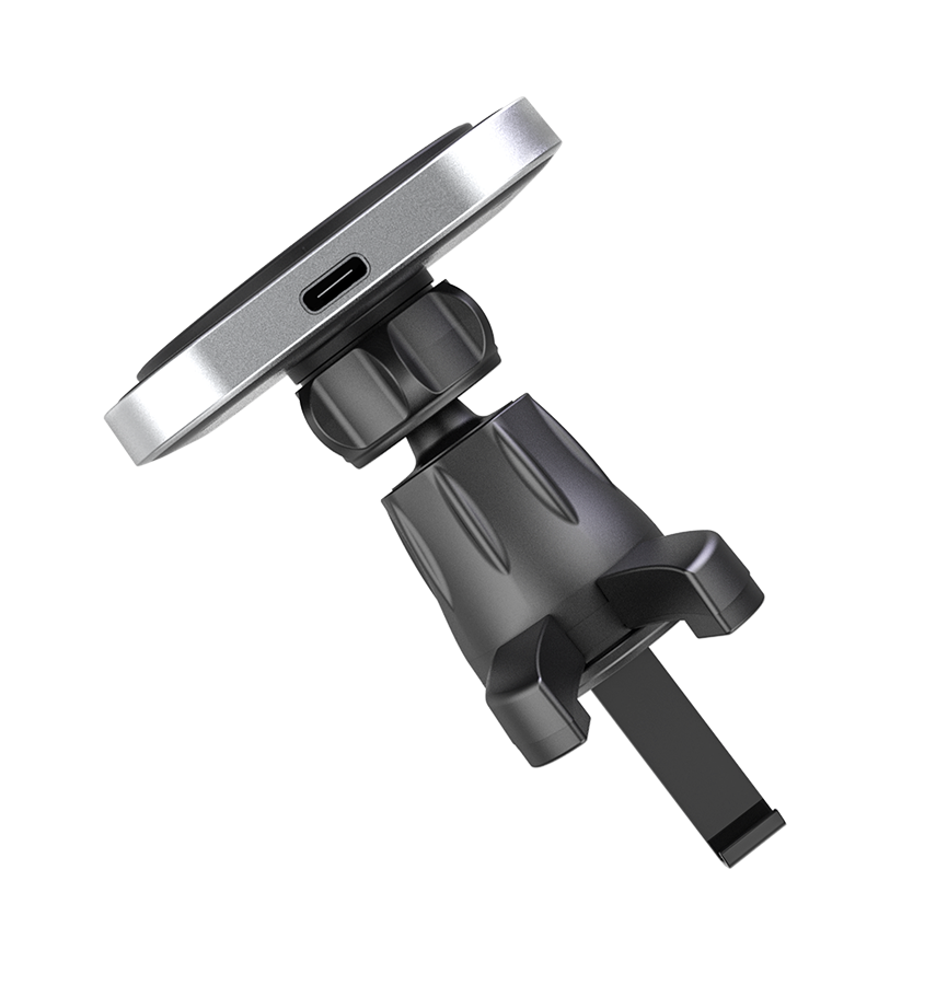 MVR T3 Car Phone Holder - Dual – Tone White | Magsafe 15W Fast Wireless Charging image 6