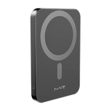 Slim Snap 2.0 5000mAh MagSafe MVR Power Bank - Black | Wireless Qi Charging Compact Design image 2