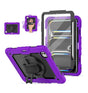 Apple iPad Pro 11" (2024) Case - Purple | Survivor Generic 360 Rotating Hand Strap Stand, Shockproof & Scratch - Resistant Protective Cover image 0