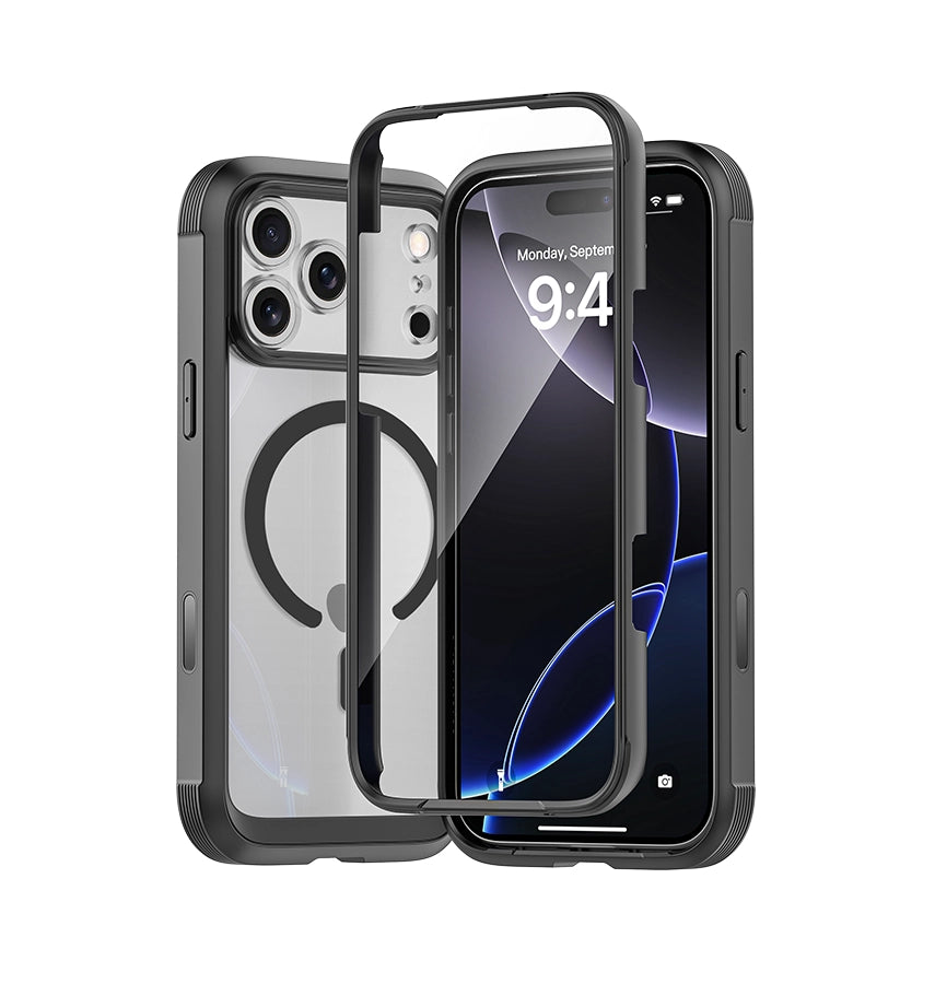 iPhone 17 Pro Max Case – Black | MVR Robust 360 Full Body Rugged Protection, Shockproof Design, Heavy Duty image 3
